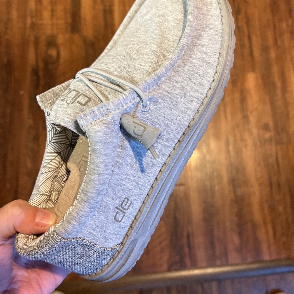 Hey Dude Gray Sneakers